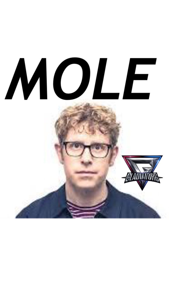 russellhope's tweet image. @TheLastLeg #gladiatorjosh - MOLE