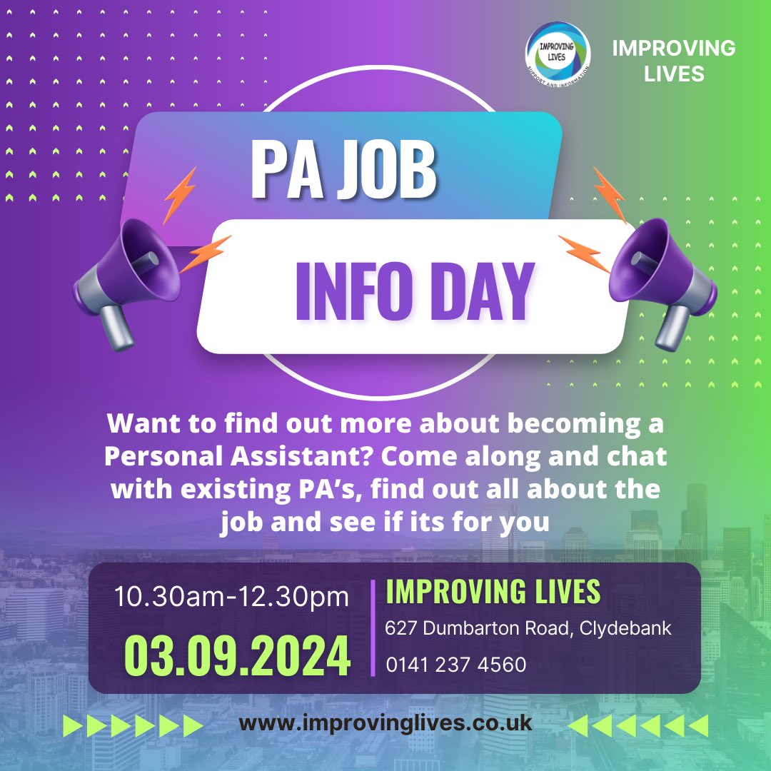 Ever wondered what it's like to be a Personal Assistant?
Want to find out more about becoming one?
Come along and chat with existing PA's, get information, find out all about the job and see if it's for you!
Come along Tuesday 3rd Sept at 10.30am and maybe start a new career!