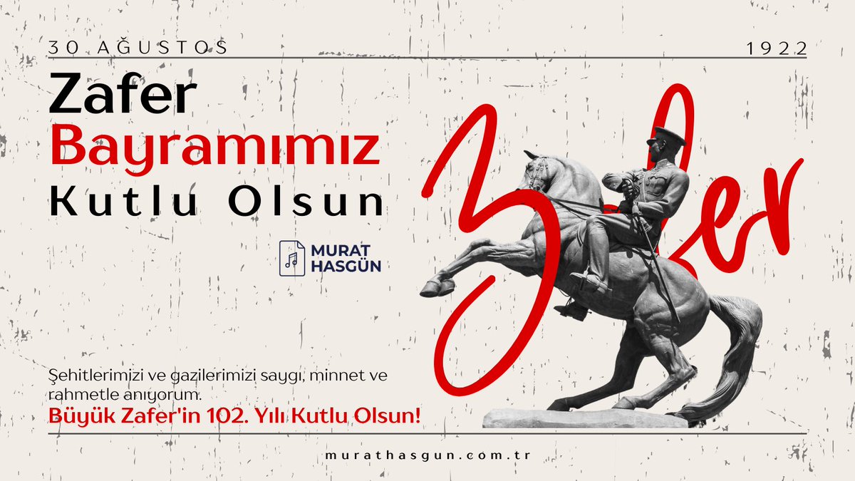 30 Ağustos Zafer Bayramımız kutlu olsun. 🇹🇷 #ZaferBayramı