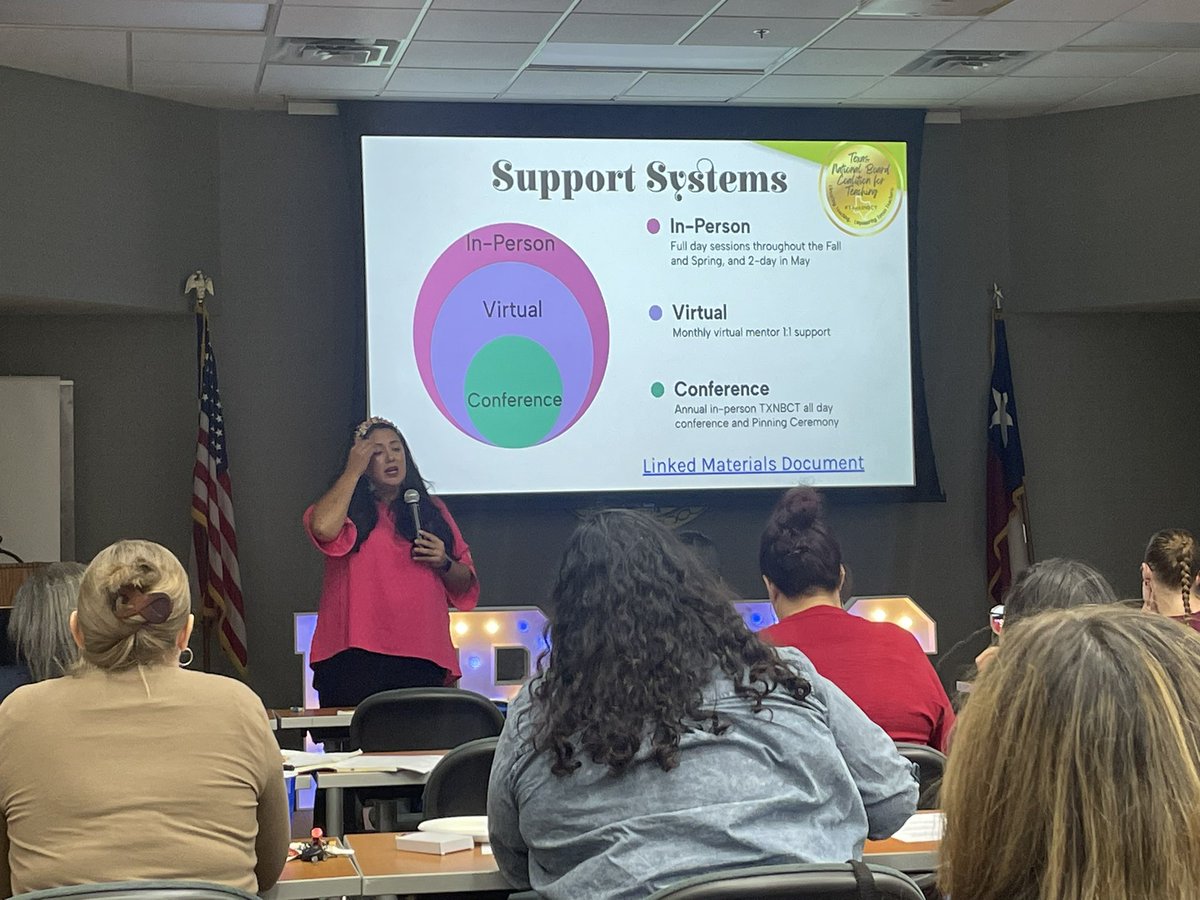 📣We are so excited to kickoff our <a href="/NBPTS/">National Board</a> cohort for the 24-25 school year in <a href="/Midland_ISD/">Midland ISD</a>! Did you know less than 5% of teachers nationwide hold this prestigious certification! <a href="/Midland_ISD/">Midland ISD</a> has 4 teachers that are National Board Certified!🎉 Join us! #GrowAndDevelop #MadeInMISD
