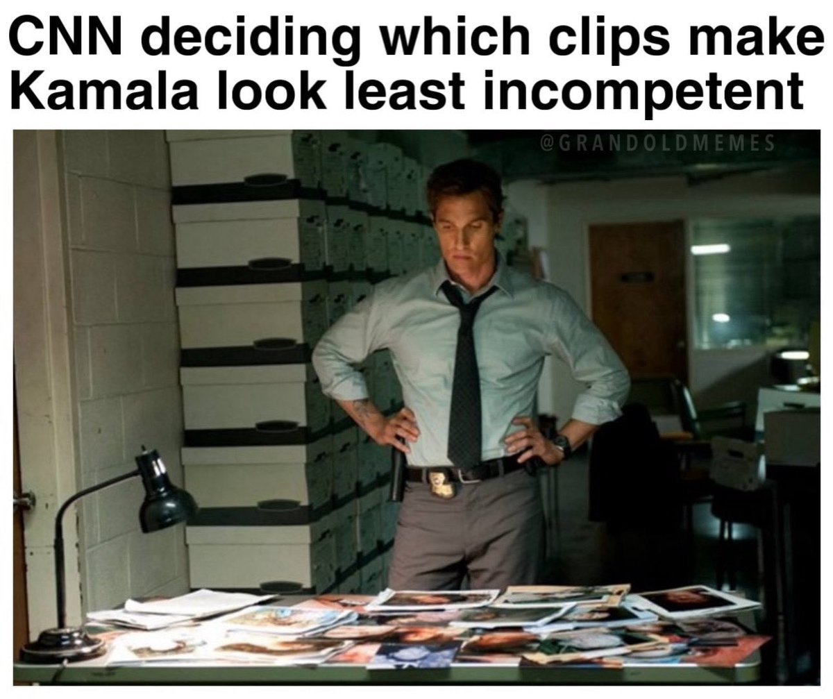 bocavista2016's tweet image. HOW BAD? THIS BAD 👇

The CNN interview with Kamala was so bad:

👉 CNN had to cut 27 of the 45 minute interview
👉 They only aired 18 minutes
👉 They refuse to release the unedited footage or transcripts

😲

#Trump2024 #MAGA #ComradeKamala #Kamunism  Dana Bash #TrumpViolence