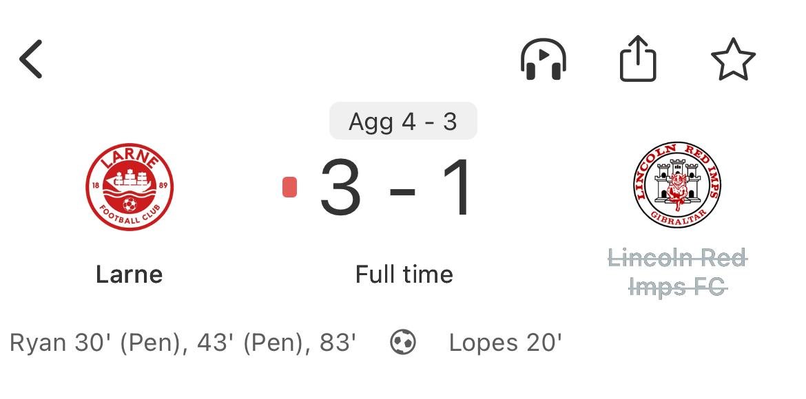 NI Larne, who were bottom of the second tier domestically five years ago, become the first Northern Irish club to ever reach a European group stage.

That makes Northern Ireland the 11th country to get a first group representative since the Conference League launched in 2021/22.