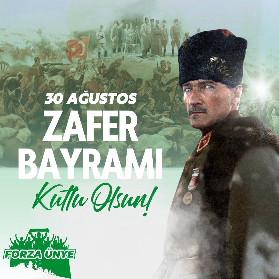 30 Ağustos Zafer Bayramımız Kutlu Olsun! 🇹🇷