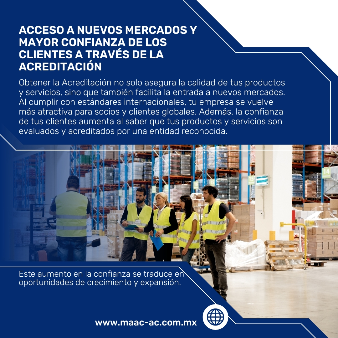 maac_ac's tweet image. 🌍 Acceso a Nuevos Mercados y Mayor Confianza de los Clientes a través de la Acreditación 🌟

#Acreditación #NuevosMercados #ConfianzaDelCliente #Calidad #Expansión