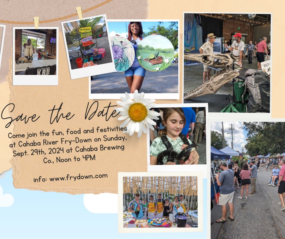 One month away! We can't wait to compete in the <a href="/FryDown/">Cahaba RiverFry-Down</a> again this year! <a href="/Cahaba_River/">Cahaba River Society</a>