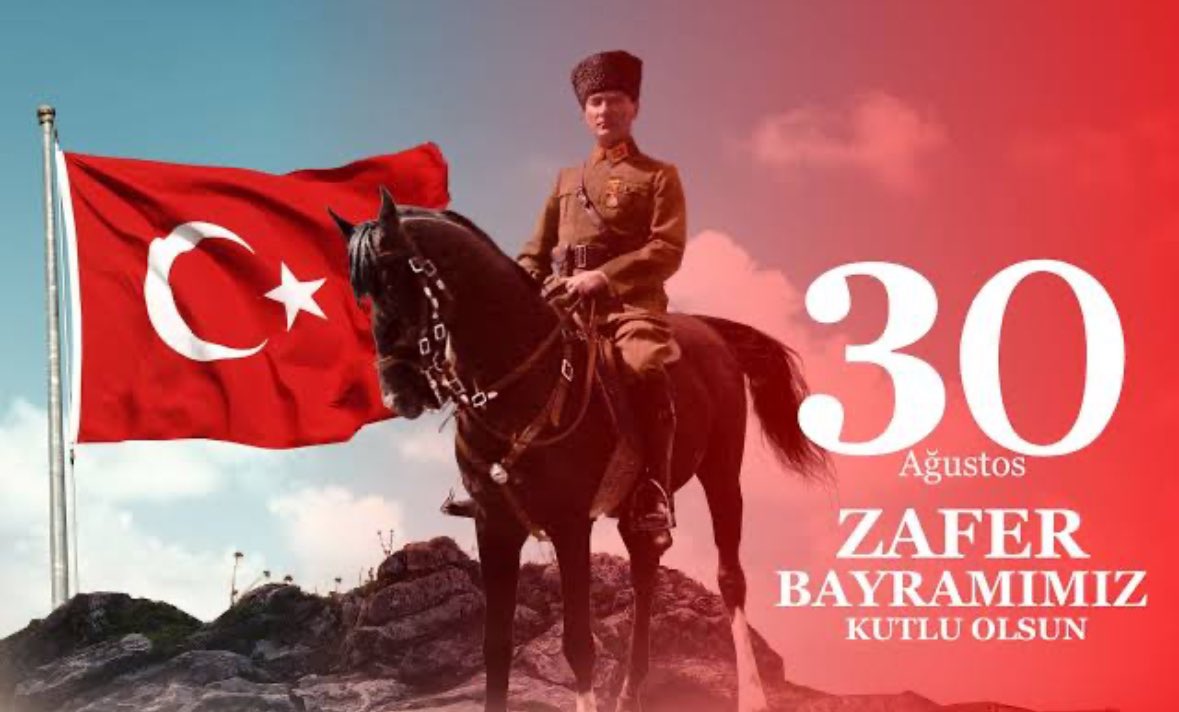 #30AgustosZaferBayramı kutlu olsun.
