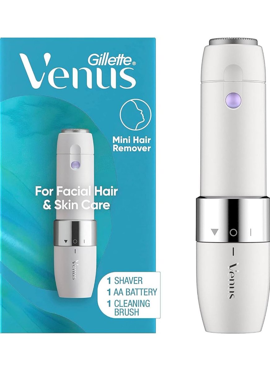 Gillette Venus Mini Facial Hair Remover for Women Face, Portable Electric Shaver amzn.to/3yOryTD

#hair