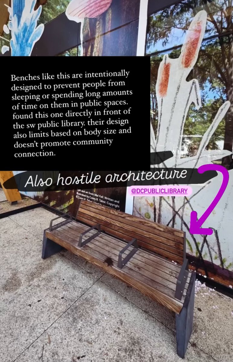 nicmartinezva's tweet image. Cross-posting some of my IG content because I feel like my audiences are completely different. Been snapping a LOT of hostile benches in and around the DC area and hate to see it. #HostileArchitecture