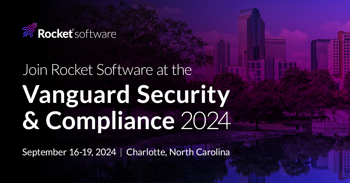 Rocket's tweet photo. Our security experts are headed to Vanguard Security and Compliance 2024 in Charlotte, NC! Meet our team onsite for insights on how evolving regulations will impact your security framework tips on how to #ModernizeWithoutDisruption.
Register: https://t.co/RGloYO2QMH https://t.co/WdgsQSbEYQ