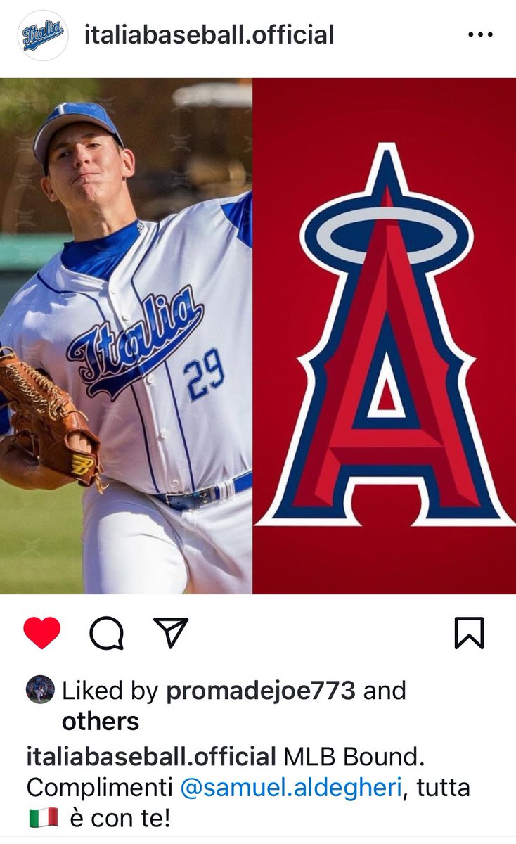 Flavio Volpe, C.M. (@flaviovolpe1) on Twitter photo BREAKING:
The first ๐ฎ๐น born pitcher in the @mlb. Samuel Aldegheri expected to play for the <a href="/Angels/">Los Angeles Angels</a> Friday.
Per <a href="/JeffPassan/">Jeff Passan</a> BREAKING:
The first ๐ฎ๐น born pitcher in the @mlb. Samuel Aldegheri expected to play for the <a href="/Angels/">Los Angeles Angels</a> Friday.
Per <a href="/JeffPassan/">Jeff Passan</a>