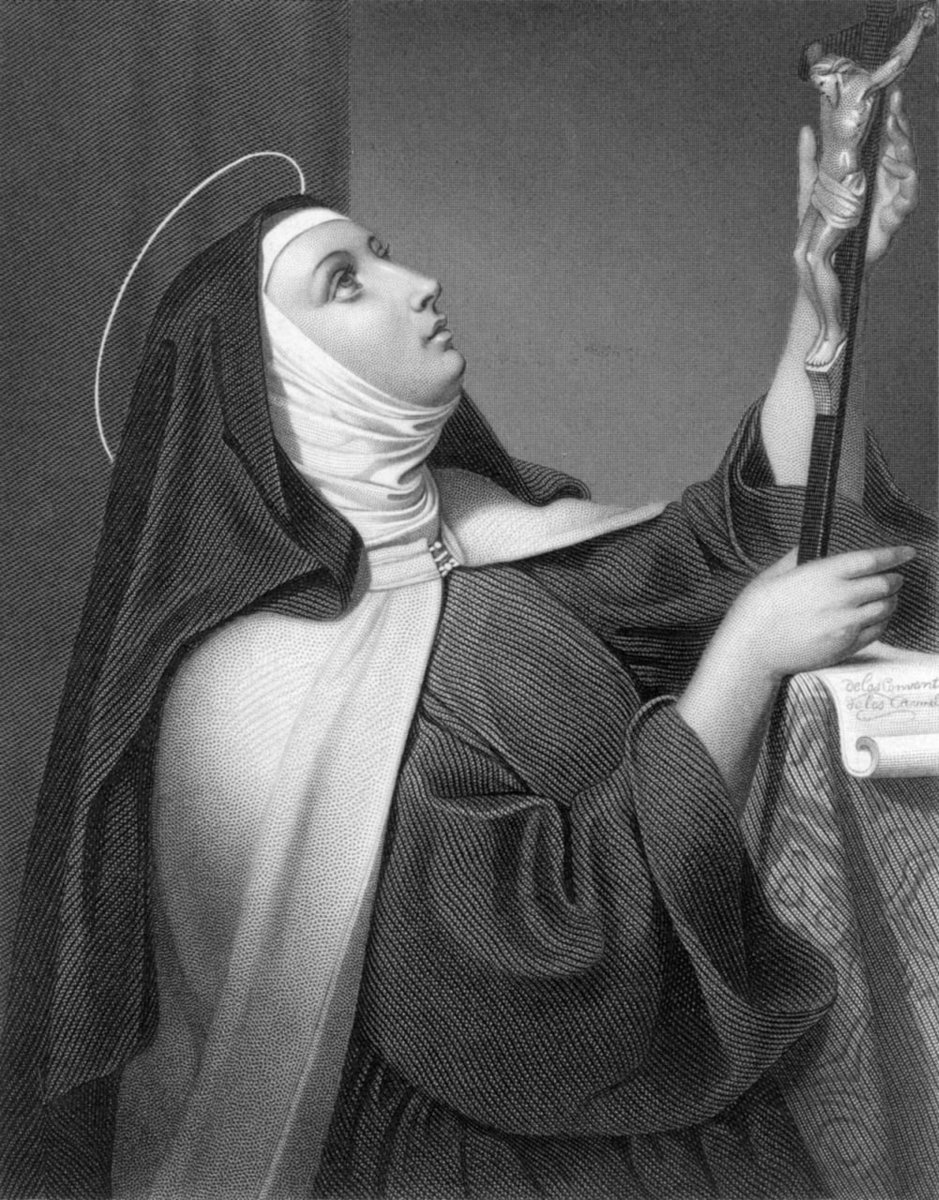 Let nothing disturb you,
Let nothing frighten you,
All things are passing away:
God never changes.
Patience obtains all things.
Whoever has God lacks nothing;
God alone suffices.

― St. Teresa of Avila