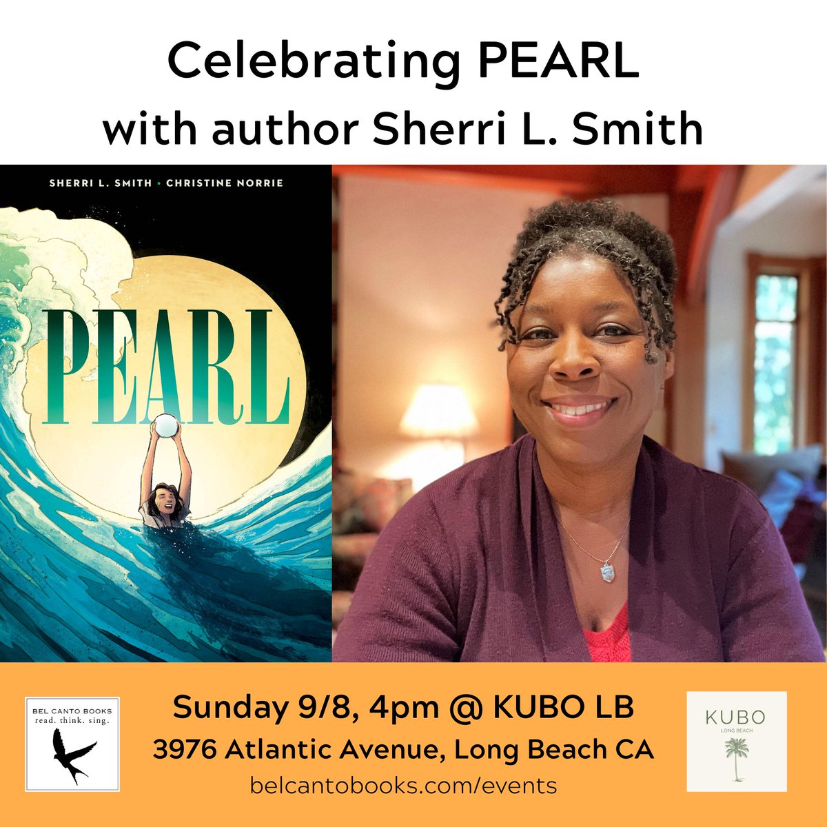The PEARL party continues at <a href="/belcantobooks/">BelCantoBooks</a>! Join me 9/8 for an afternoon of storytelling and conversation.  Bel Canto's original location was gorgeous. I can't wait to visit the new digs!
#indiebookstore #graphicnovel #kidlit #middlegrade #wwii #historicalfiction #booksigning