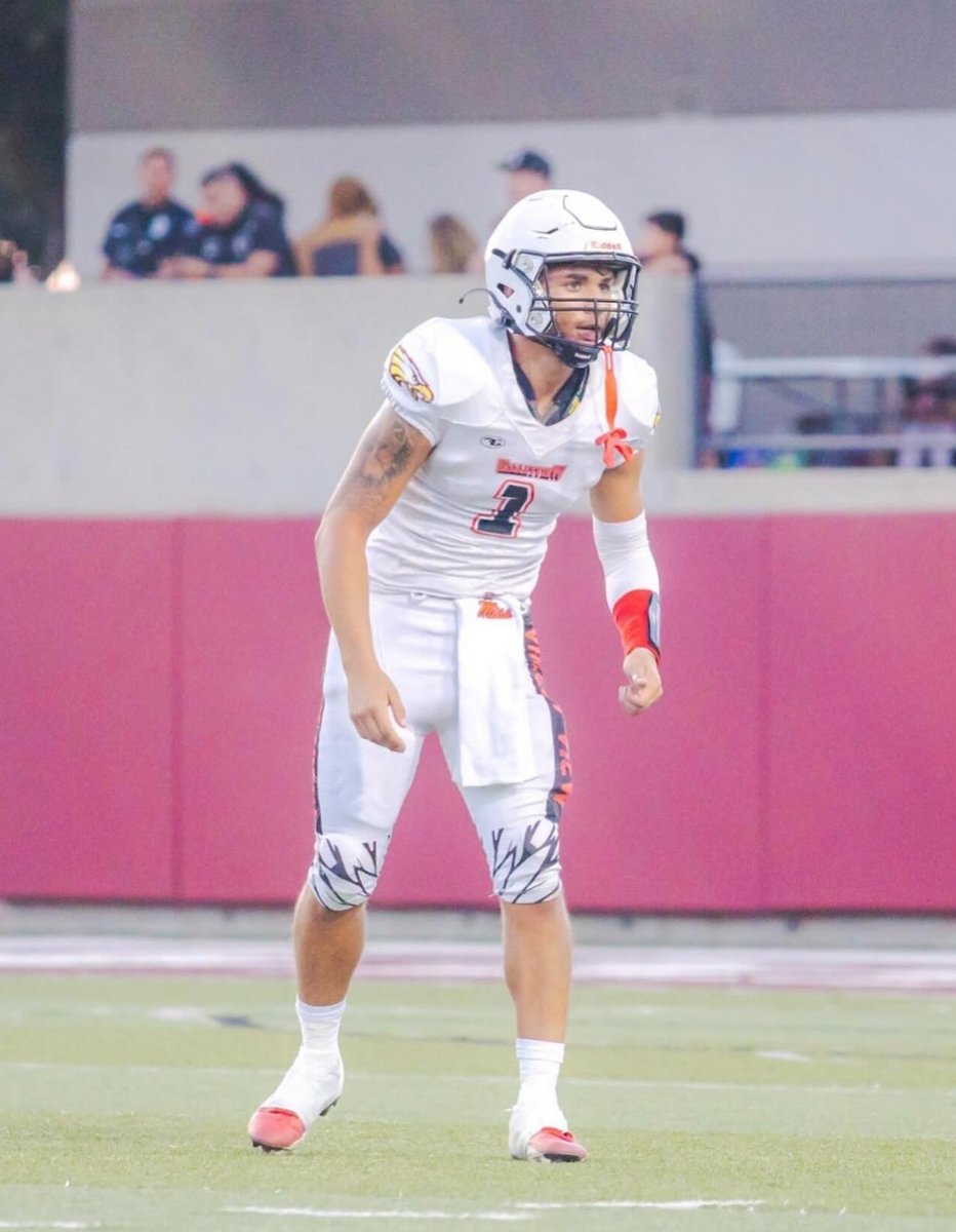 Great team win last week. Last week stats at SAFETY - 2 Interceptions  13 total tackles ( 8 Solo 5 assist ) 1 Force Fumble 1 Fumble Recovery  and 2 Pass Deflections.
At Quarterback -2 Touchdowns 0 Int
#ValleyView #SafetyQB <a href="/Doug_Belk/">Doug Belk</a>
<a href="/NFsoCrucial/">Nicco Fertitta</a>   <a href="/CoachAdamClark/">Adam Clark</a> <a href="/CoachCherokee/">Cherokee Valeria</a>