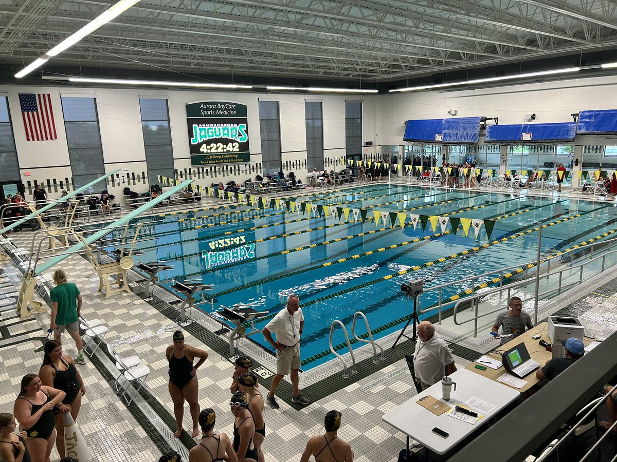 Excited to watch our <a href="/AhsswimD/">AHS Girls Swim & Dive</a> compete and host the FRCC conference relays this afternoon.  Go jags!!  #WeAreASD