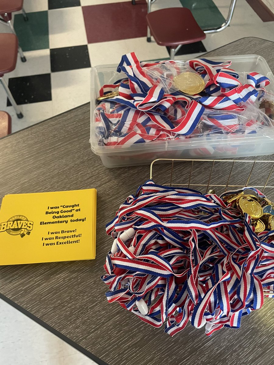 Week 1 is done! And our students received 156 Caught Being Good cards this week! How amazing is OES for recognizing students who follow our school wide expectations! <a href="/OES_Braves/">Oakland Elementary School</a> <a href="/CoachDeversToo/">Cindy Devers</a> <a href="/PrinciPALMyrick/">Candace Myrick Bynum</a>