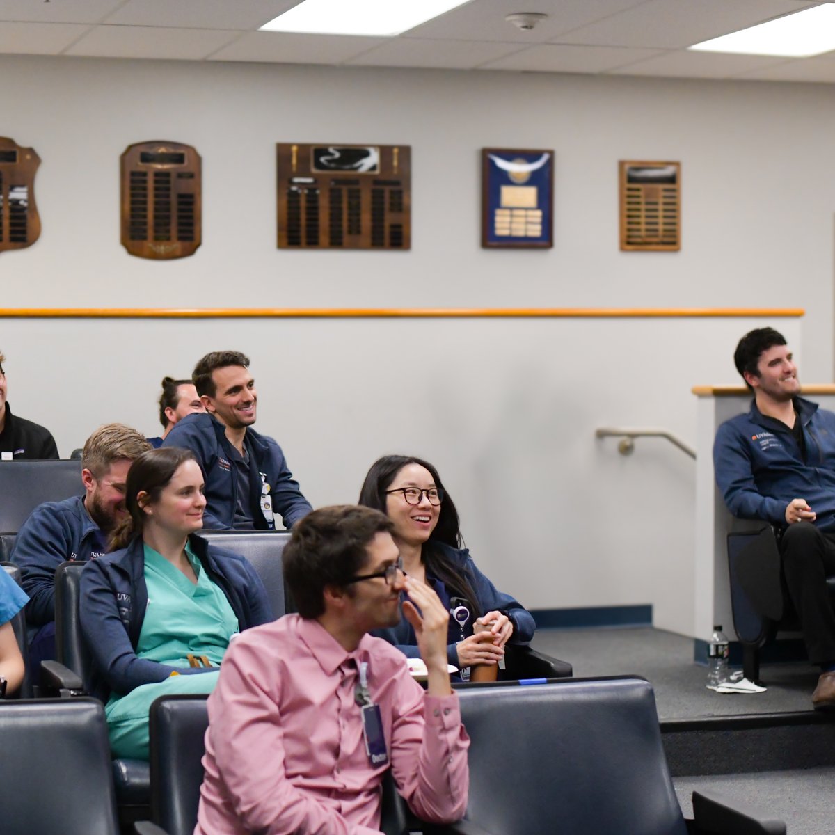 UVARadiology's tweet photo. THANK YOU to our alumni, Dr. Rich Rueb, class of 2018, and colleague, Dr. Josh McCain from @LexMedCtr  for the insightful educational lecture on "Finding the Right Job for You"!
#radiology #radres #irad #jobsearch #education #medschool #radlife #uva @uvamedalum https://t.co/e9Up61IhJU