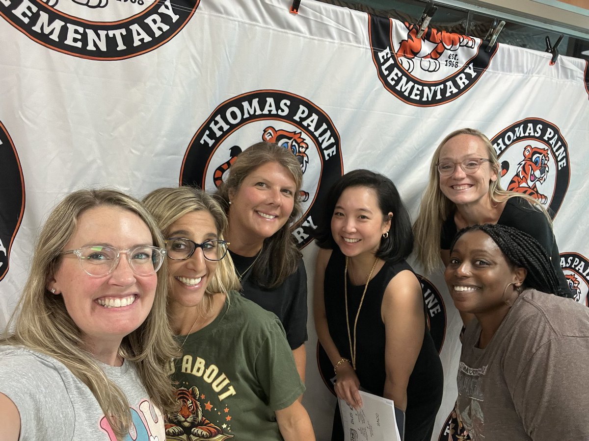 First day vibes! ✨ 🐅 So happy to see everyone back today! <a href="/TPaineIES/">Thomas Paine Elementary</a>