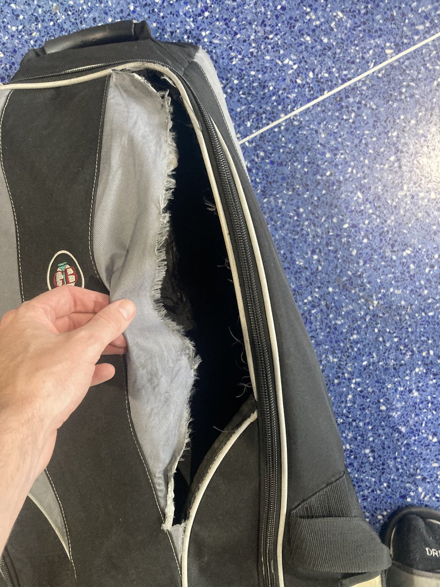 mittens212's tweet photo. @JetBlue this is ridiculous $40 bucks for you to destroy my shit https://t.co/jBY6aKmqL4