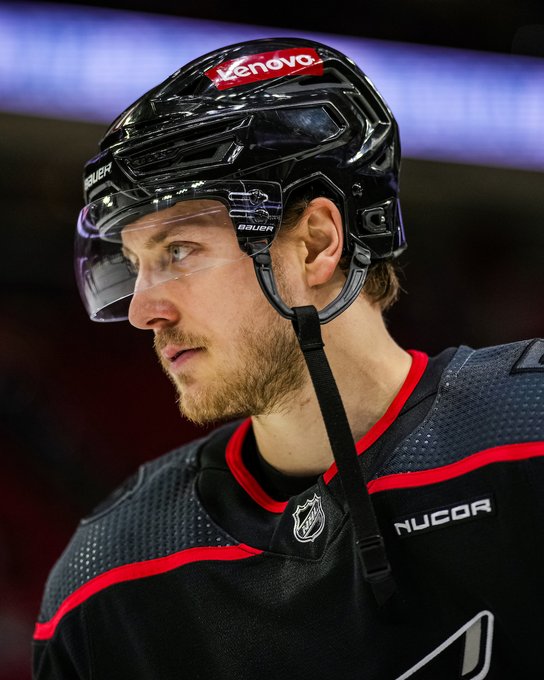 Photo of Jesper Fast from a game last season.