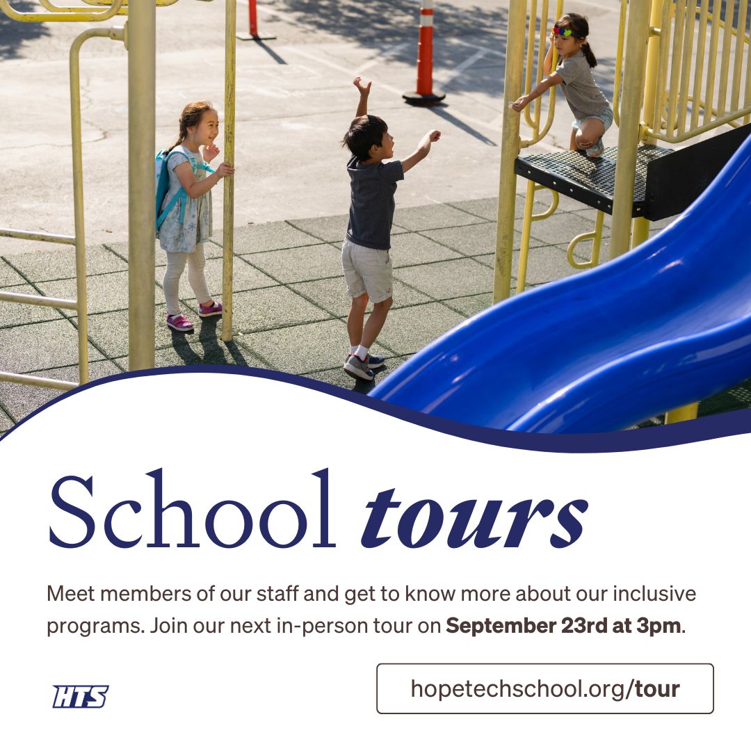 At HTS, we nurture students’ academic and holistic development through social-emotional learning (SEL). SEL builds skills for managing emotions, setting goals, and fostering relationships, boosting academic performance and long-term success. Join our next tour on Sept. 23 at 3 PM
