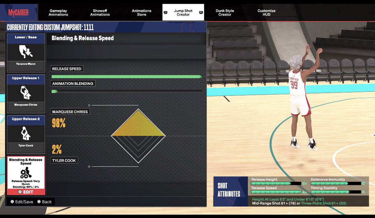 controlbeasy's tweet image. 6’6 pg (60to97) no 💰 spent #2k24