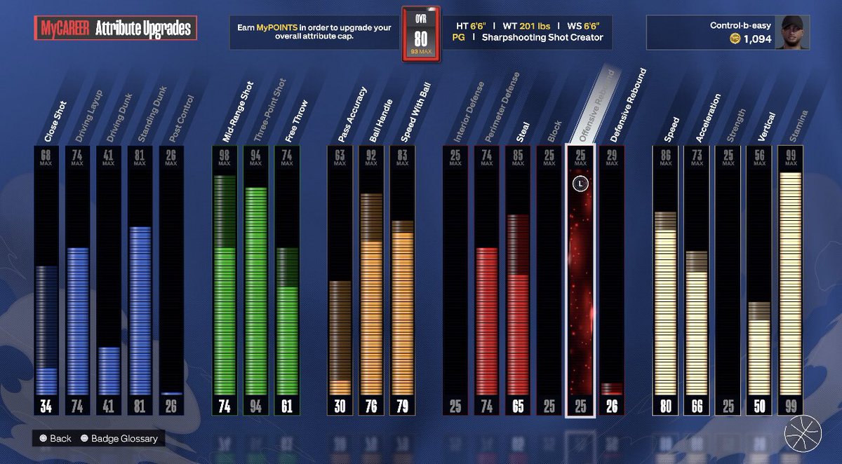 controlbeasy's tweet image. 4 more free builds #2k24 Control-b-easy