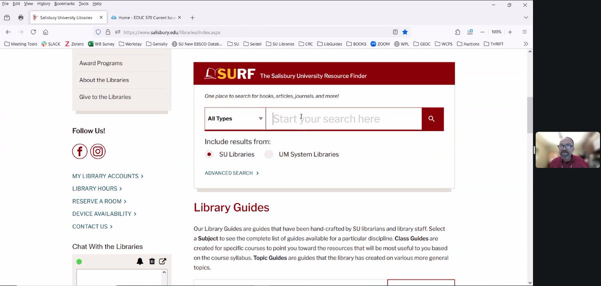 I'm very thankful to Stephen Ford and the <a href="/SalisburyU/">Salisbury University</a>   Library for supporting my graduate students tonight.