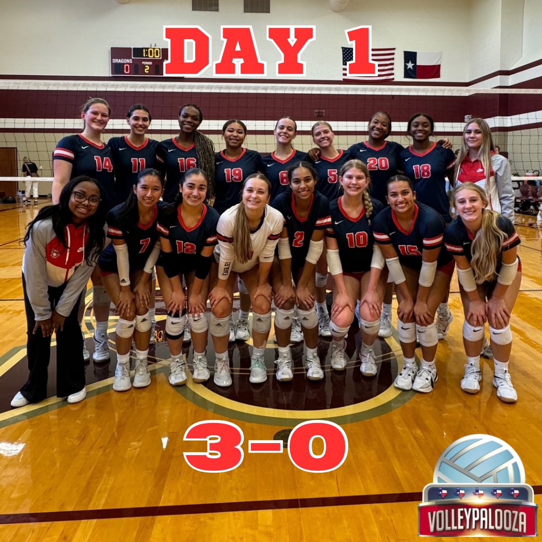 Starting out strong <a href="/Volleypalooza1/">Volleypalooza</a>💪🏼 Pool play continues tomorrow!!! Let’s go🙌🏼🦅🏐 <a href="/DawsonHighSchl/">Dawson Eagles</a> <a href="/AthlPearlandisd/">Pearland ISD Athletics Department</a>