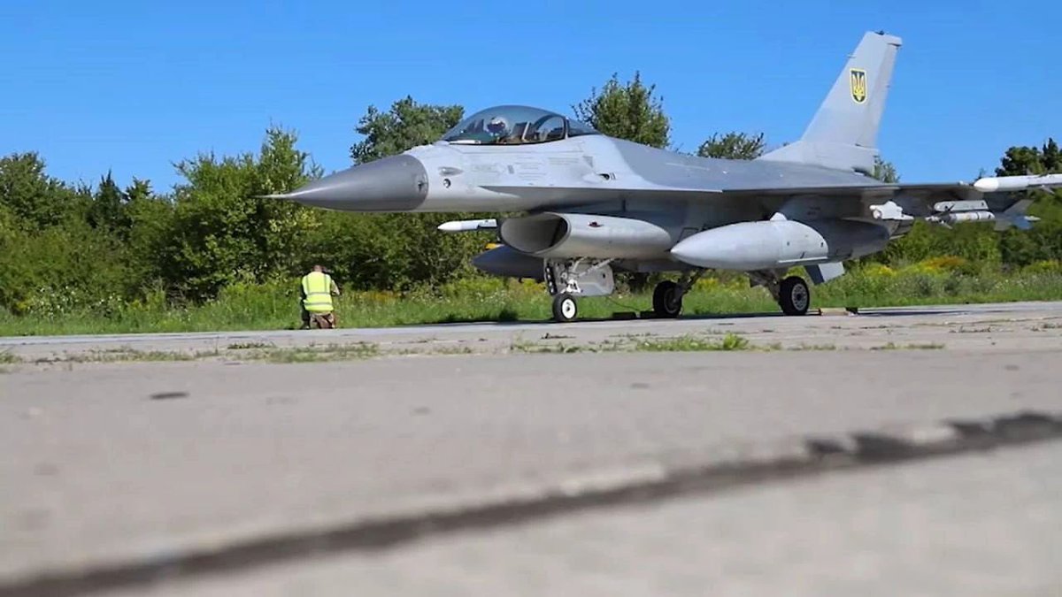 rshereme's tweet photo. Unfortunatelly, Ukraine has lost its first F-16.

It was confirmed by the General Staff of Armed Forces of Ukraine that during air combat, while repelling russian missile attack, one of F-16 of Air Forces of Ukraine crashed, pilot died.

The truth is that F-16s are not a magic bullet that will defend Ukrainian sky. There will be losses. And that is why Ukraine needs a lot more planes and pilots.