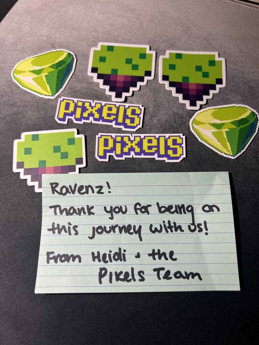 RavenPixels's tweet image. Finally! Thank you, Heidi and the Pixels team for these stickers! They arrived before my practicum ends, so this is an amazing present! Appreciate y&apos;all! ❤️ #PixelsCommunity