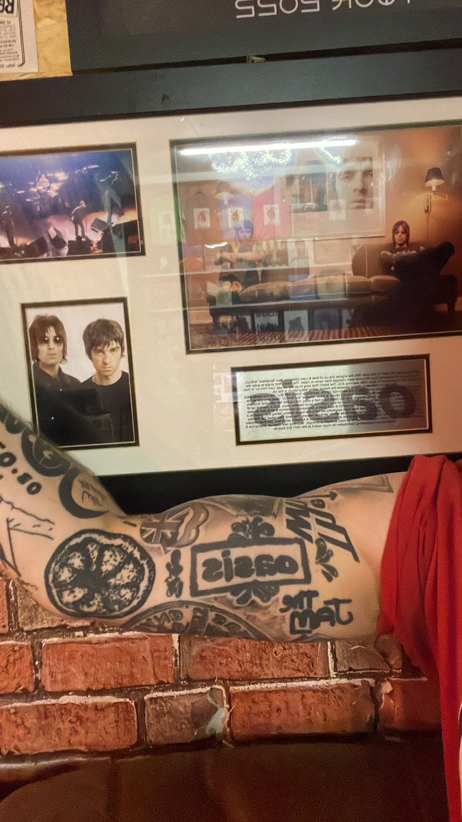 I think people with <a href="/oasis/">Oasis</a> tattoos should get first dibs at tickets!! 

<a href="/liamgallagher/">Liam Gallagher</a> &amp; <a href="/NoelGallagher/">Noel Gallagher</a> &amp; <a href="/BoneheadsPage/">Paul Arthurs.</a> …. You agreed?? 

#oasis #oasis2025 #OasisComeback #oasisreunion #oasistickets