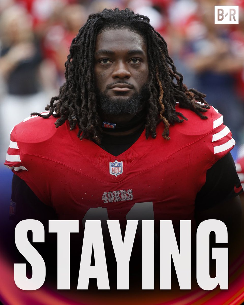 BREAKING: Brandon Aiyuk is staying in San Francisco after agreeing to a 4-year $120M deal, per <a href="/RapSheet/">Ian Rapoport</a>