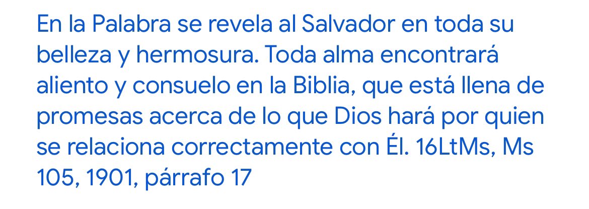 La Palabra de Dios revela, en toda su belleza y hermosura, a Jesús - EGW
