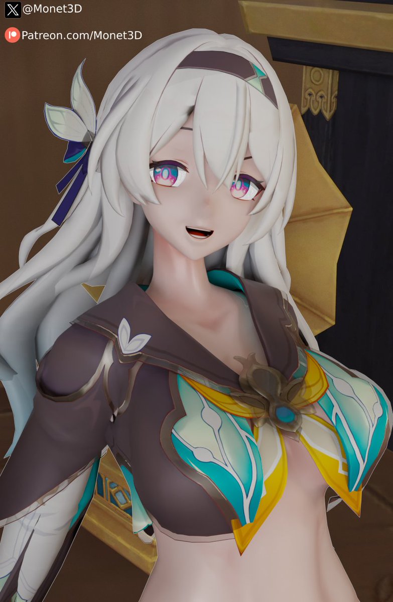 Monet3D's tweet photo. Model:@Hazeker
Firefly
Props Collection: horizontalslope  
#HonkaiStaiRail #Firefly #崩坏星穹铁道 #流萤 #honkaistarrailfanart https://t.co/0KTsvZ56SB