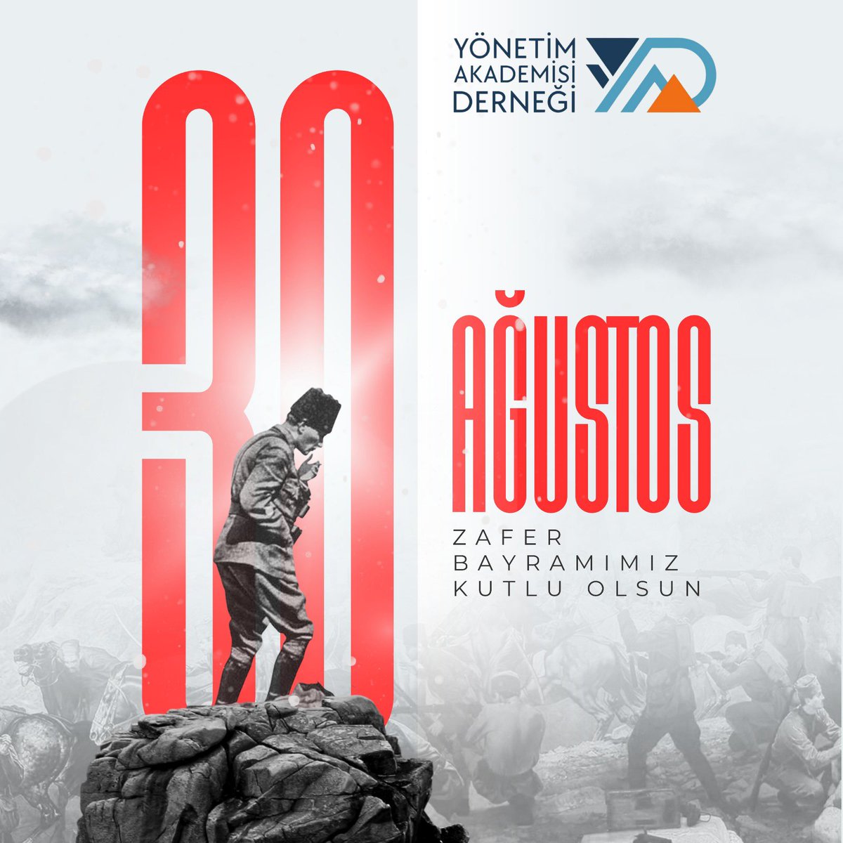 yonad_taom's tweet photo. 30 Ağustos Zafer Bayramımız Kutlu Olsun!🇹🇷🇹🇷

#yonetimakademisidernegi #yad #yonad #turkishacademyofmanagement #30ağustoszaferbayramı https://t.co/Rg70iCUlen