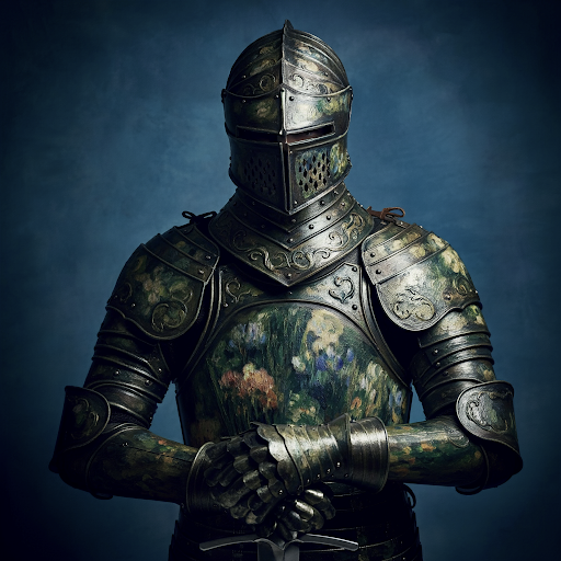 emollick's tweet image. High-quality image generation without the need for prompt-crafting is now ubiquitous (but ChatGPT's DALL-E 3 is lagging).

Here is "a high-fashion photoshoot of a knight wearing Monet-inspired armor" in Grok/Flux, Google's new system, Midjourney &amp;amp; inexplicably DALL-E. (best of 4)