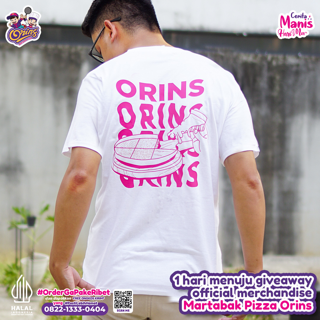 Martabak Pizza Orins (@martabakorins) on Twitter photo last but not least, our 3rd and 4th merch! 🥳
T-Shirt dan Totebag dari <a href="/martabakorins/">Martabak Pizza Orins</a> ini bisa banget buat nemenin kegiatan kamu seharian1 Besok mima akan spill gimana caranya dapetin offical merch <a href="/martabakorins/">Martabak Pizza Orins</a> 🕺
Jadi, siap-siap ya, Orins Holic! 🫶 last but not least, our 3rd and 4th merch! 🥳
T-Shirt dan Totebag dari <a href="/martabakorins/">Martabak Pizza Orins</a> ini bisa banget buat nemenin kegiatan kamu seharian1 Besok mima akan spill gimana caranya dapetin offical merch <a href="/martabakorins/">Martabak Pizza Orins</a> 🕺
Jadi, siap-siap ya, Orins Holic! 🫶