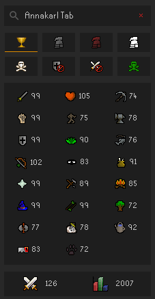 rot_jason's tweet image. Jagex may have banned my main, but they left me a gem to work with.  Road to 2277 in progress 💪💪