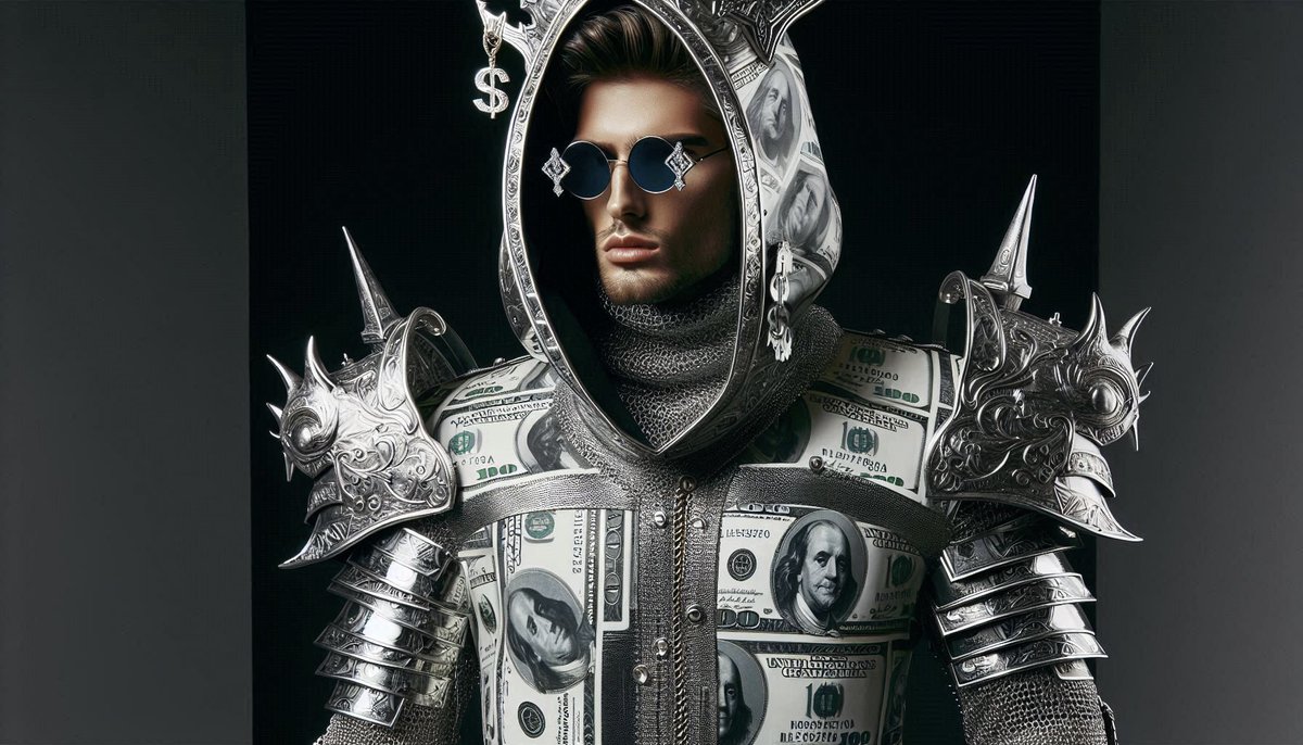 emollick's tweet image. High-quality image generation without the need for prompt-crafting is now ubiquitous (but ChatGPT's DALL-E 3 is lagging).

Here is "a high-fashion photoshoot of a knight wearing Monet-inspired armor" in Grok/Flux, Google's new system, Midjourney &amp;amp; inexplicably DALL-E. (best of 4)