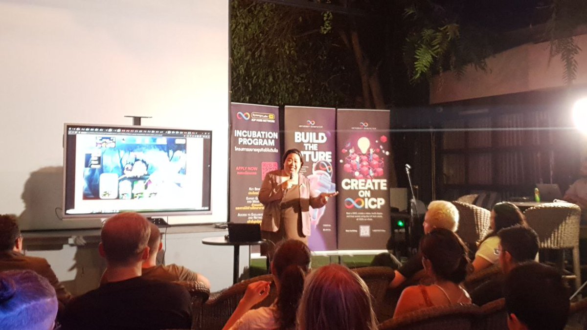 lumi_team's tweet photo. Leveling up in the real world! 🎮🚀
Our Lumi Academia team just rocked the stage at the Startup Spotlight &amp; ICP Local Community Meetup in Chiang Mai on Aug 15.
Game dev meets startup hustle - we're coding the future! 💻✨
#ICP #ThaiOnChain #IcpHubThailand #lumiacademia https://t.co/Pvbj95IVok
