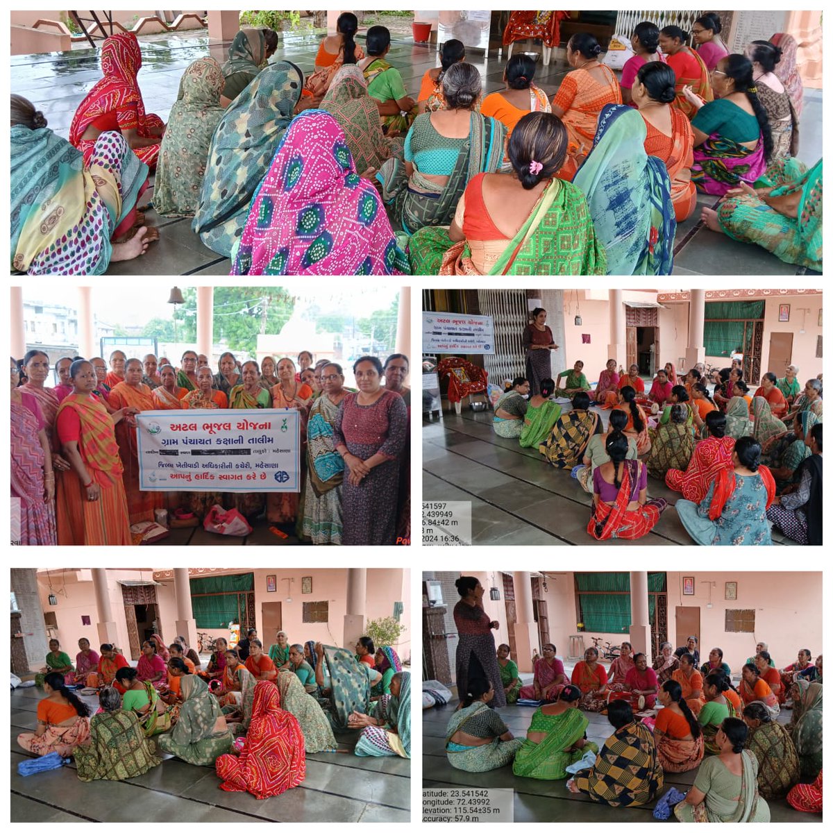 મહેસાણા તાલુકાના ખેરવા ગામમાં અટલ ભુજલની તાલીમ અંતર્ગત જળ સંરક્ષણ માટેની જાગૃતિ ફેલાવવી. ભુજલ સ્તરનું વિજ્ઞાનયુક્ત મોનિટરિંગ વિશે ગ્રામસેવકશ્રી મીનાબેન ચૌધરી એ માહિતી આપી.
<a href="/CollectorMeh/">Collector Mehsana</a> <a href="/AgriSDOVijapur/">AGRI SDO VIJAPUR GOG</a> <a href="/ddo_mehsana/">DDO Mehsana</a> <a href="/JdaMehsana/">JDA Mehsana</a> 
@MehsanaDao63783
<a href="/CMOGuj/">CMO Gujarat</a>