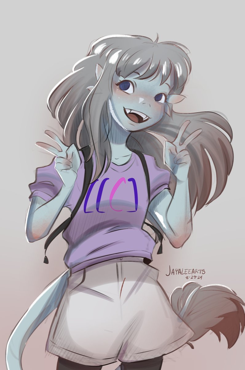 Jayaleearts's tweet photo. My oc Bou-Mei, in Loish's artstyle. What do you think.
#oc #Loish #art #study https://t.co/8UXiCcqdoD