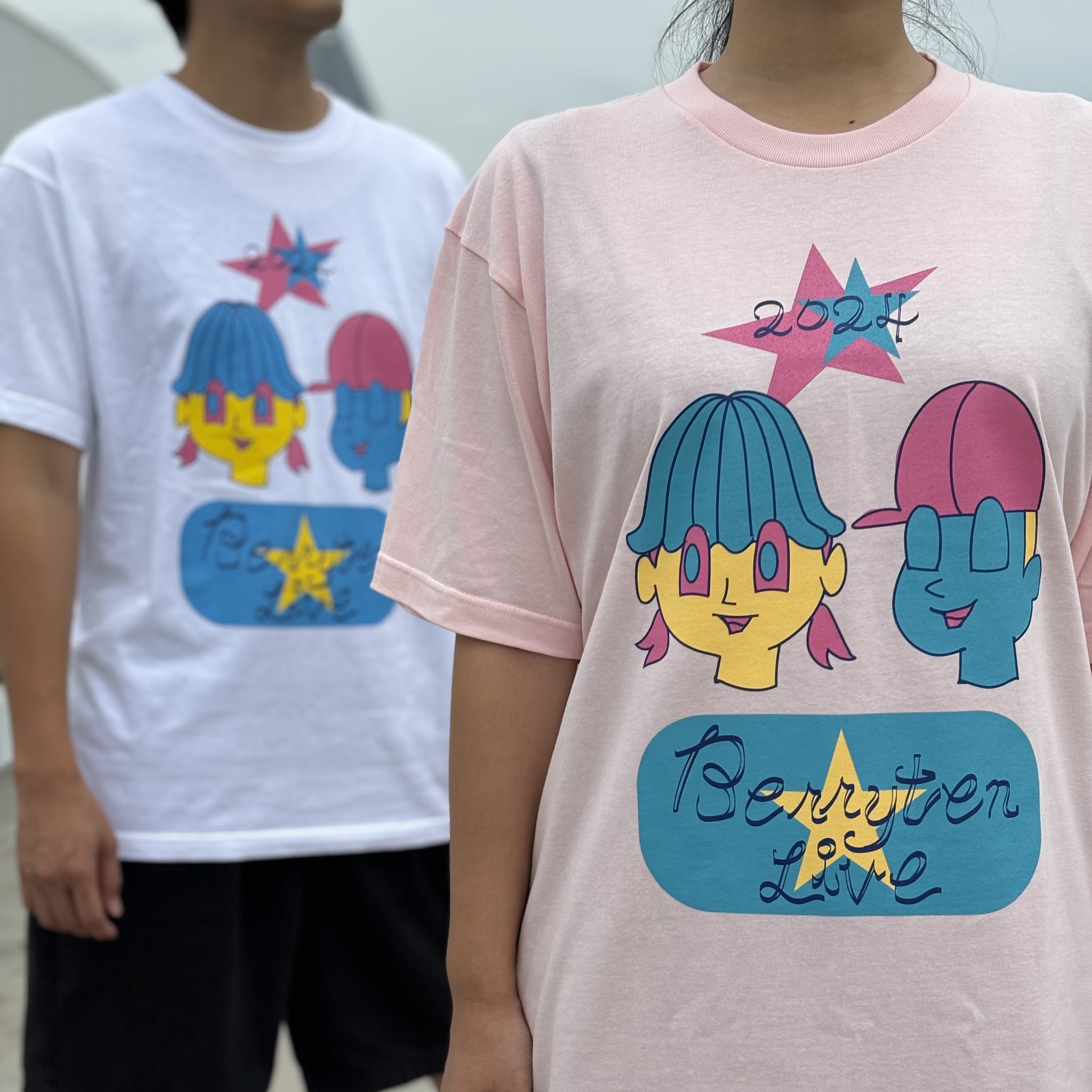 【新品未開封Lサイズ】バナナマンライブ2024「W」グッズ　ビジュアルTシャツ m77280279174_1.jpg?1748184543