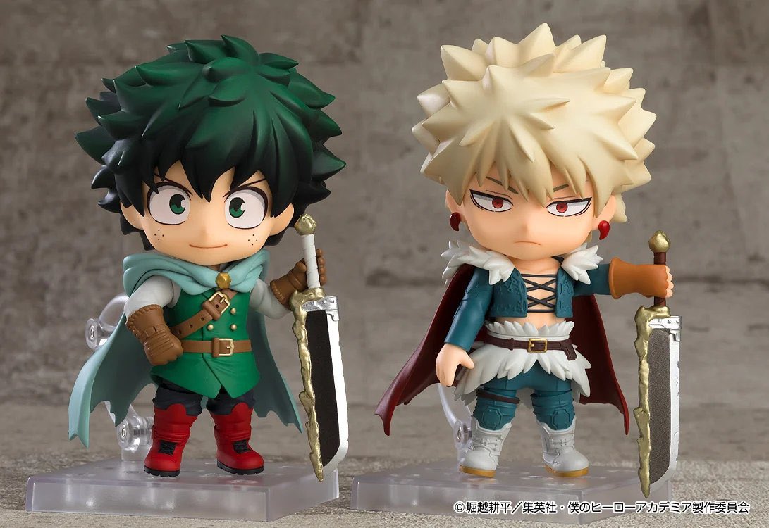 DabisPoleDance's tweet photo. NEW MY HERO ACADEMIA FANTASY NENDOROIDS https://t.co/zwcR7Hx88M