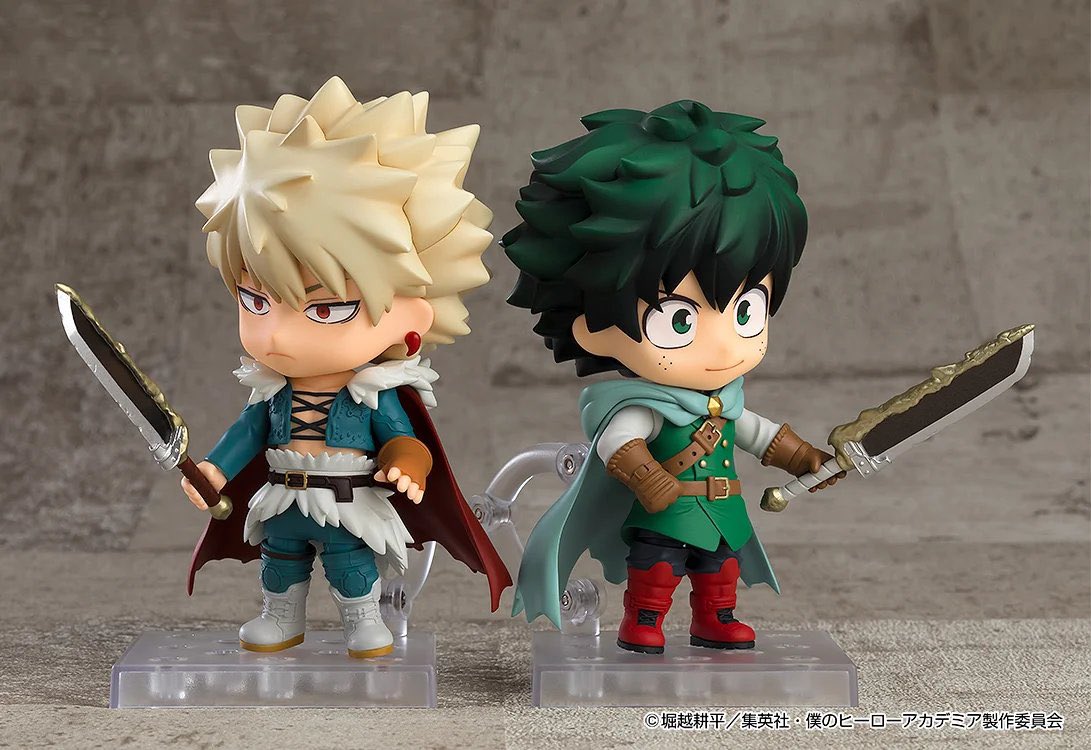 DabisPoleDance's tweet photo. NEW MY HERO ACADEMIA FANTASY NENDOROIDS https://t.co/zwcR7Hx88M