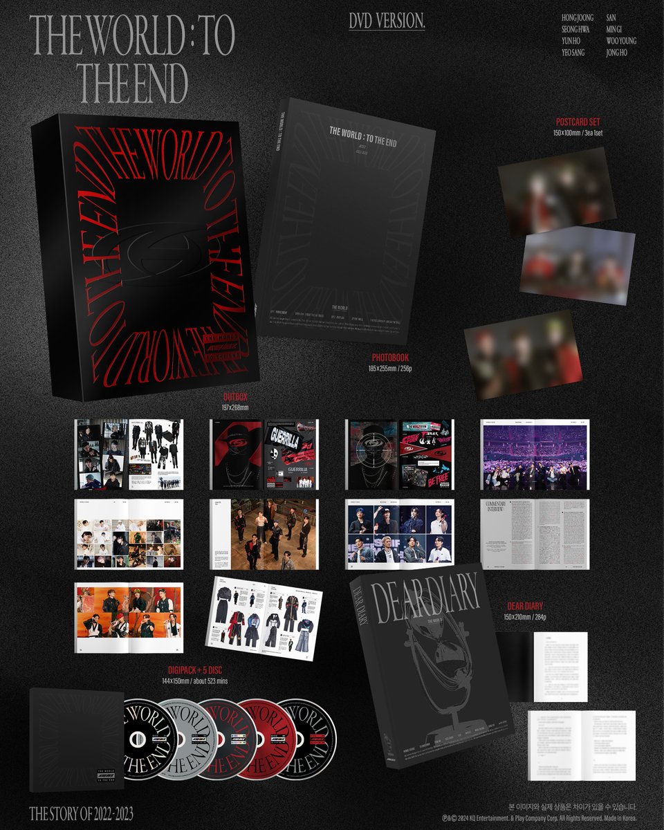 YesAsia_Kpop's tweet photo. ATEEZ officially wraps up THE WORLD series with THE WORLD: TO THE END photobook and video set! 📔
https://t.co/FswLBQTDft
#TO_THE_END #ATEEZ #에이티즈 #HongJoong #SeongHwa #YunHo #YeoSang #ChoiSan #MinGi #WooYoung #JongHo #Kpop https://t.co/IdgKGzp9ih