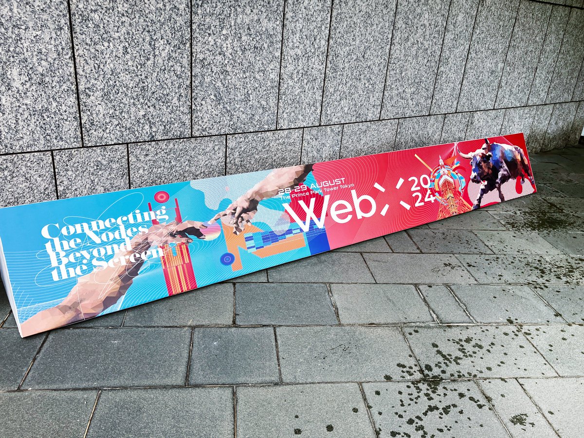 ajapabanjun's tweet photo. 8.28・29に開催されたアジア最大級のWeb3カンファレンス "WebX 2024" のビジュアルを制作しました 

Art Direction &amp; Design: Yuta Nakajima(Enlightenment) Creative Direction &amp; Producer: Naoya Yokota  

#webX #webX2024 #CoinPost #Web3 #Enlightenment #design #graphicdesign #artwork https://t.co/6YZ94DzDGH