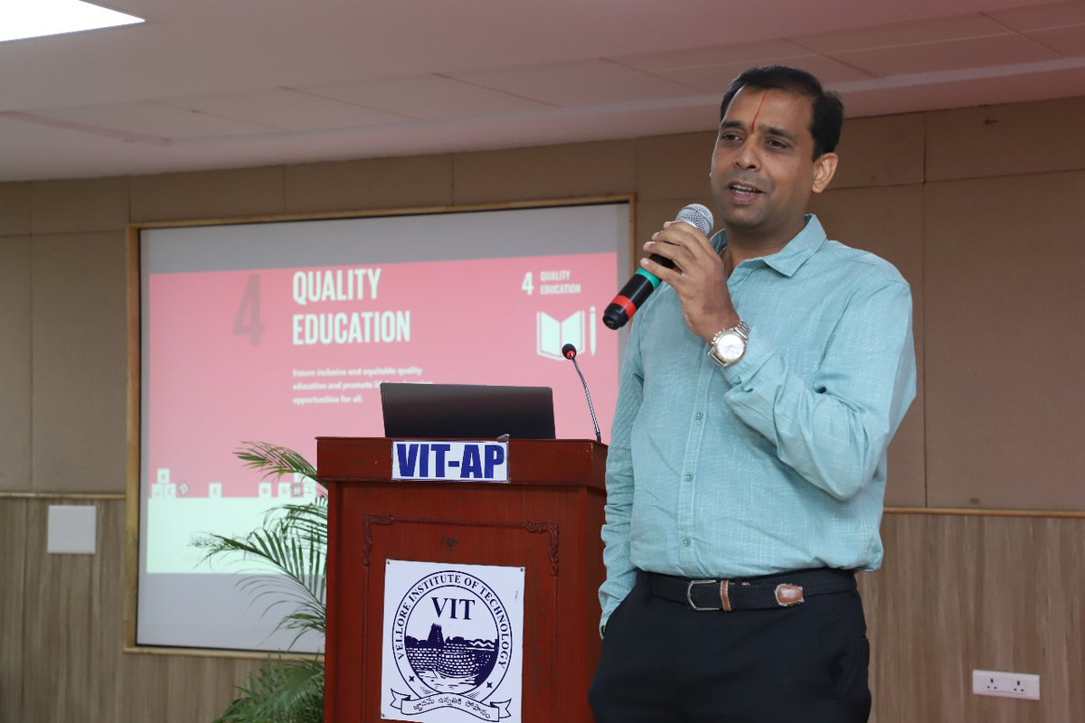 VITAPuniversity's tweet image. The 5-day FDP on OBE and NEP 2020, jointly organized by RAAC and the Centre for Teaching and Learning (CTL), commenced on August 27, 2024, with an inspiring inaugural session.
#VITAP #VIT  #OutcomeBasedEducation #NEP2020  #IndianKnowledgesystem #FacultyDevelopment