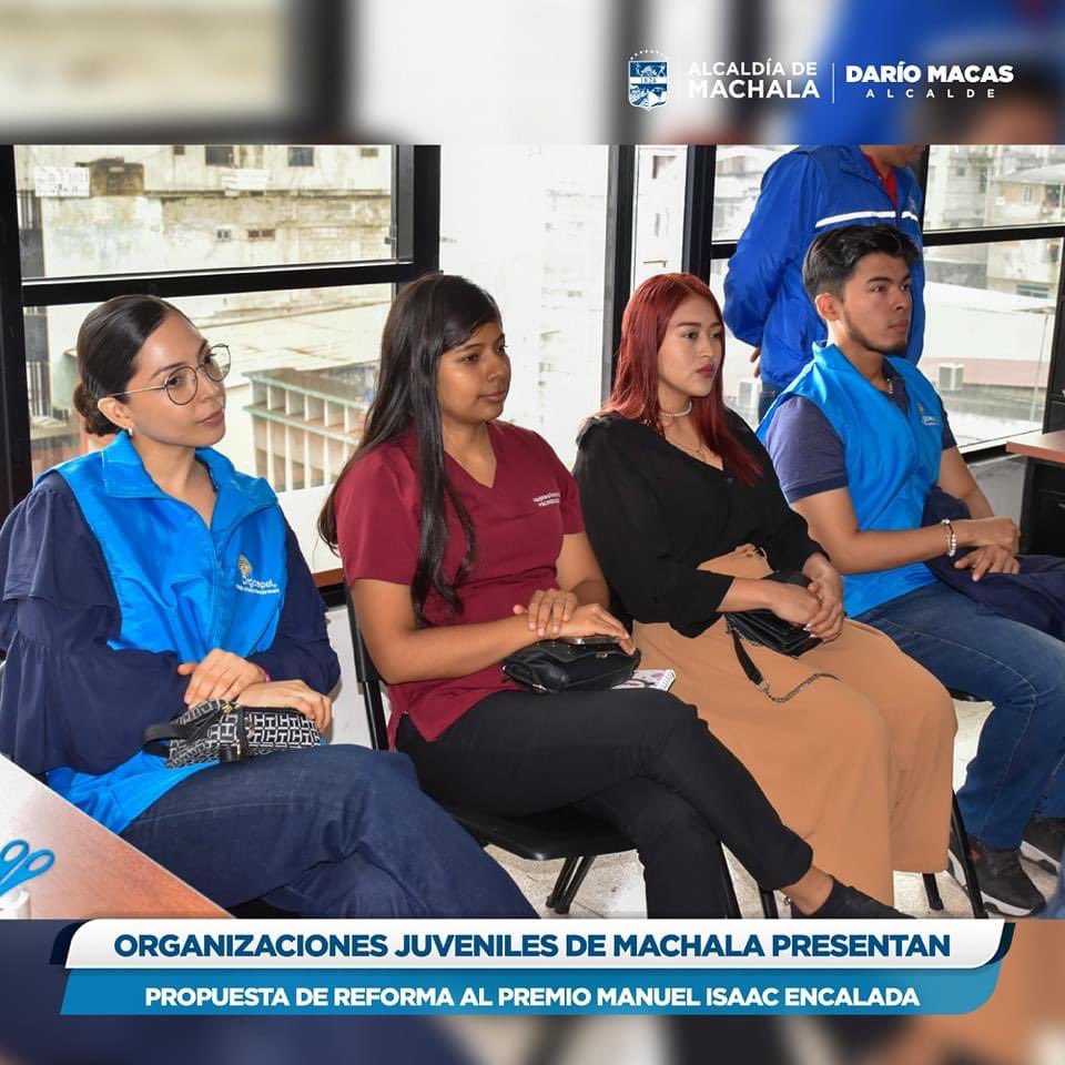 ORGAEPSI Ψ (@orgaepsi) on Twitter photo <a href="/ORGAEPSI/">ORGAEPSI Ψ</a> participa activamente en la presentación de una propuesta de reforma a la ordenanza del premio "Manuel Isaac Encalada Mora" 🏆, realizada por organizaciones juveniles de Machala 👥 ante la Municipalidad del cantón 🏛️. <a href="/ORGAEPSI/">ORGAEPSI Ψ</a> participa activamente en la presentación de una propuesta de reforma a la ordenanza del premio "Manuel Isaac Encalada Mora" 🏆, realizada por organizaciones juveniles de Machala 👥 ante la Municipalidad del cantón 🏛️.