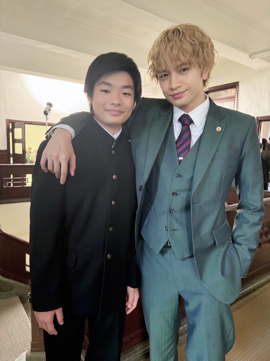 AT_production_'s tweet photo. /／
 📺️出演情報
 \＼

#斎藤汰鷹 が、本日20時〜放送
テレビ東京ドラマ8『#しょせん他人事ですから』第6話
西村優希役で出演いたします🎉

 📷️:主演の #中島健人 さんと一緒に
 
皆様、是非観ていただけたら嬉しいです🫶！！ https://t.co/hVw29eJus6